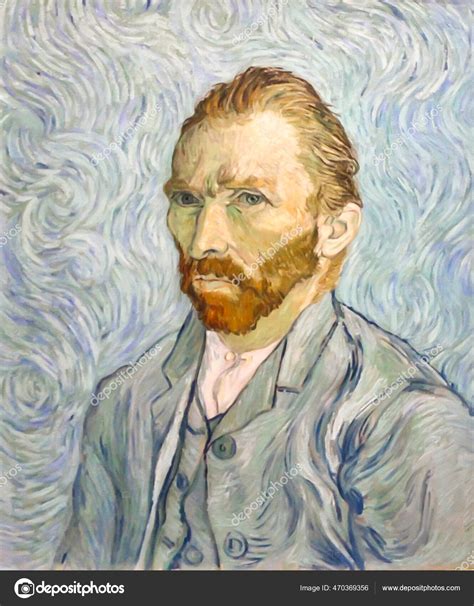 Self Portrait Vincent Van Gogh Musee D Orsay Paris France Stock