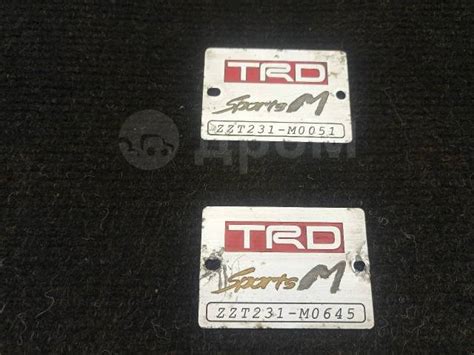 Купить Шильдик TRD SportsM Toyota Celica ZZT231 во Владивостоке по цене ...