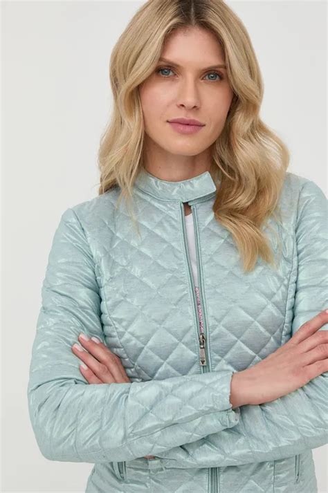 Куртка Guess женская цвет бирюзовый переходная | ANSWEAR.ua