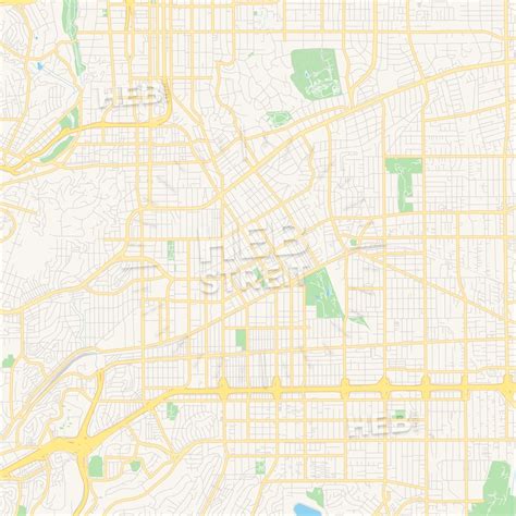 Empty vector map of Alhambra, California, USA - HEBSTREITS Sketches | Map vector, Map, Vector