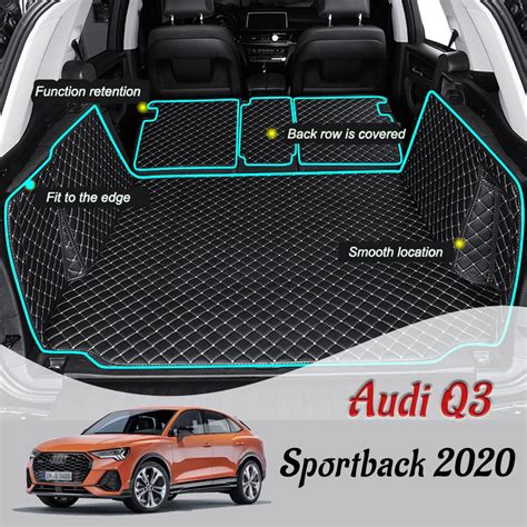 Tapis De Coffre De Voiture En Cuir Pour Audi Q Sportback