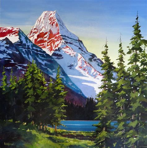 Phillipa Hudson - Mountain Landscapes - Acrylic - Mt Assiniboine