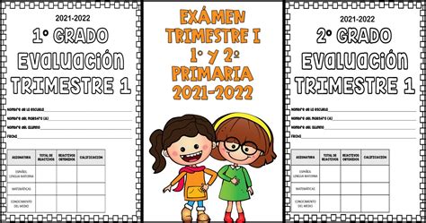 Examen Primer Trimestre Grado Primaria Ciclo Escolar