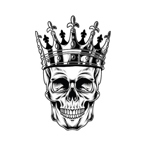 King Skull Vectors And Illustrations For Free Download Freepik