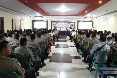 Kapolres Sanggau Pimpin Rakor Internal Kesiapan Pengamanan Pemilu Tahun