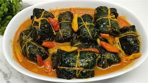 Resep Buntil Daun Singkong Daun Pepaya Enak Banget Makanan Favorit