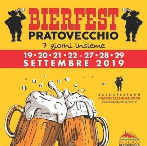 Bierfest A Pratovecchio 2019 19 22 E 27 29 Settembre Cosa Fare In