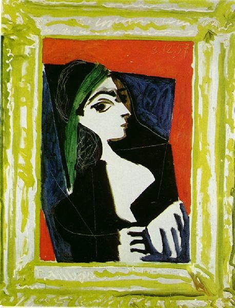 Portrait Of Jacqueline 1957 Pablo Picasso