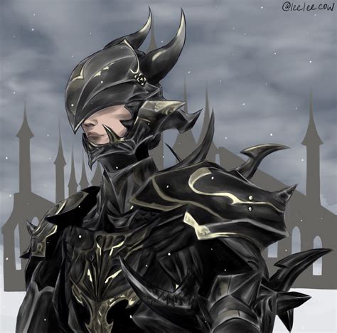 Estinien in the Snow by itachimusume on DeviantArt