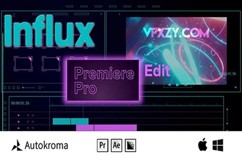 AE PR插件 MKV MOV FLV格式视频编码导入工具 Autokroma Influx V1 3 0 Win Mac VFX资源网