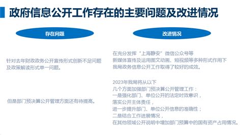 一图读懂《上海市静安区财政局2022年政府信息公开工作年度报告》