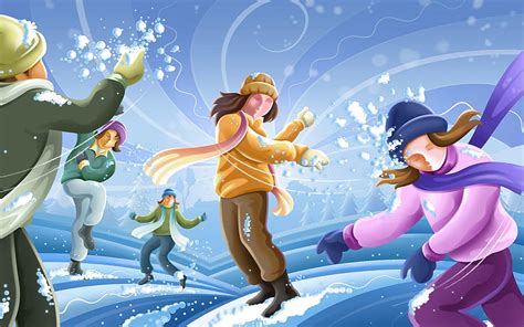 Snowball Fight HD Wallpaper Peakpx