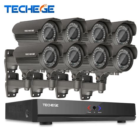 Full 8CH 1080P POE Kit 48V POE NVR 8PCS 2 0mp PoE IP Camera 2 8 12MM