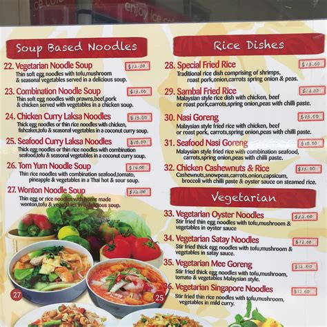 Menu At Chef S Noodle Hornsby Restaurant Hornsby 175 Peats Ferry Rd