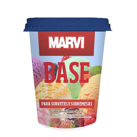 Base Saborizante Para Sorvete 100g MARVI Shopee Brasil