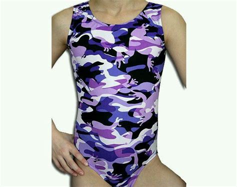 Purple Camo Gymnastics Leotards Gymnastics Wear Leotards