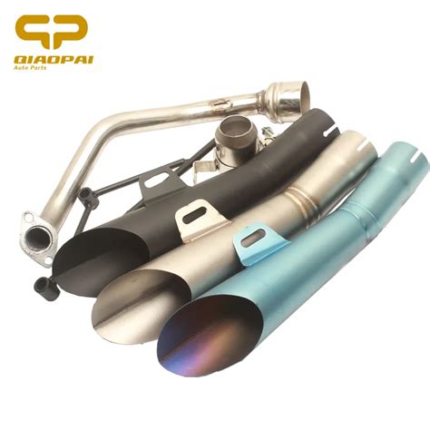 Motorcycle Exhaust Pipe Muffler Gy6 Middle Tube Link Pipe Scooter Escape Motor For Gy6 Exhaust