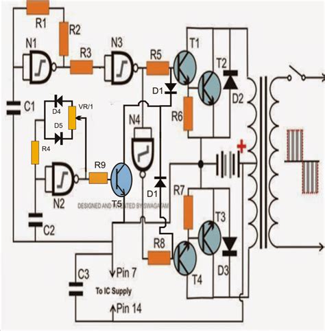 Modified Sine Wave Inverter Circuit