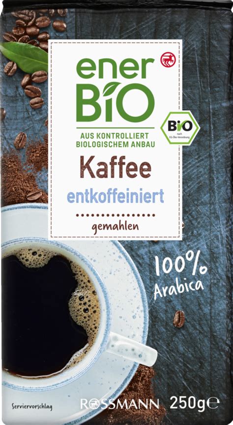 Enerbio Kaffee Entkoffeiniert Gemahlen Von Rossmann F R Ansehen