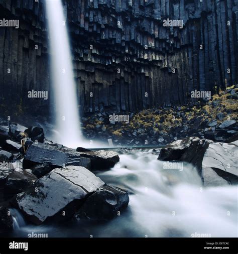 Svartifoss waterfall, Iceland Stock Photo - Alamy