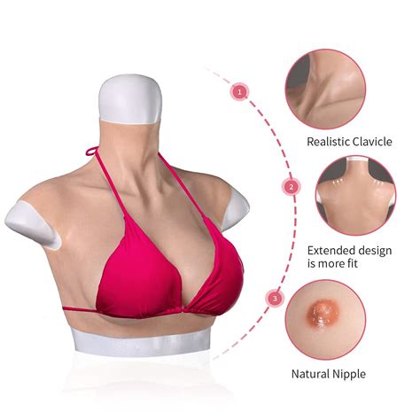 Kumiho Th Realistic Silicone Breastplate Soft Breast Forms B G Cup