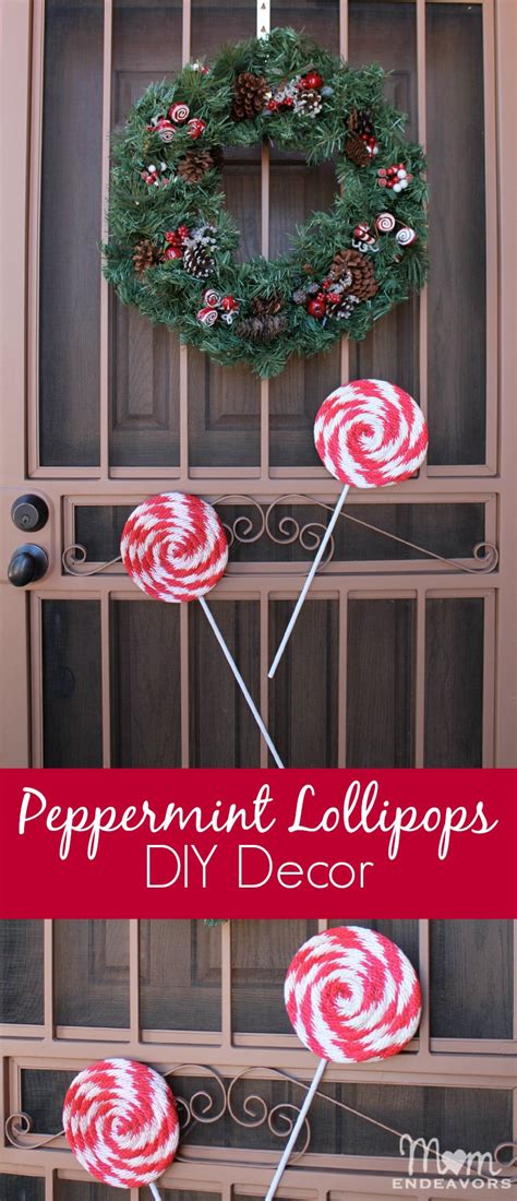 Making Holiday Decorations With Peppermint Candy Holiday Decor Decorating With Peppermint