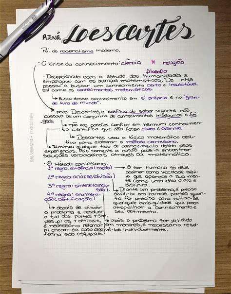 Mapas Mentais Sobre Rene Descartes Study Maps