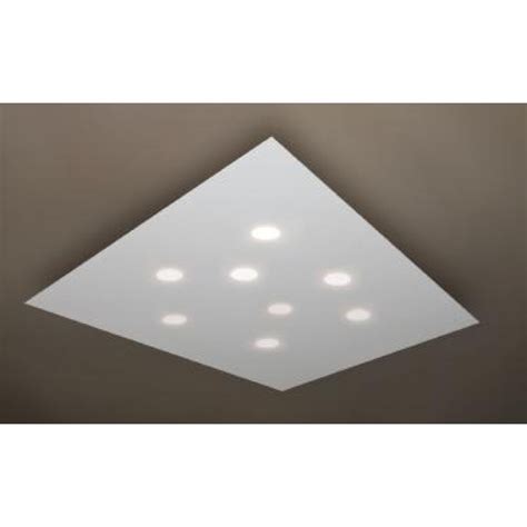 Plafoniera Cattaneo Fuorisquadra Metallo Bianco 3000k 12 Luci