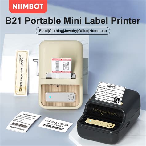 Niimbot B B Label Printer Portable Bluetooth Thermal Printer Small