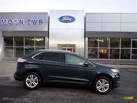 2019 Baltic Sea Green Ford Edge Sel Awd 143387215 Photo 7 Car Color Galleries