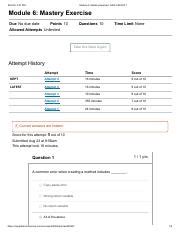 Module 6 Mastery Exercise 22FA CSC320 12 Pdf 8 23 22 5 57 PM Module 6