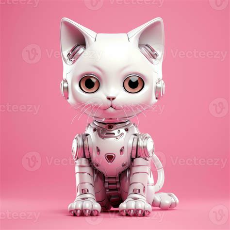 AI Generated Modern toy robot cat 34861879 Stock Photo at Vecteezy