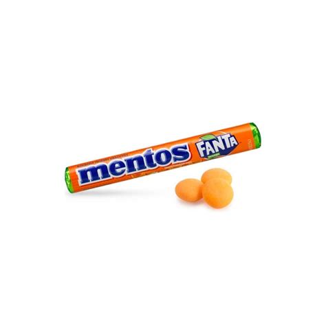 Caramelos Masticables Mentos Fanta Naranja U