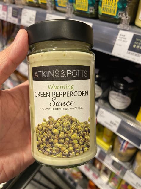 Atkins And Potts Warming Green Peppercorn Sauce 1source