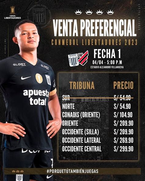 Alianza Lima Vs Atl Tico Paranaense Conoce Las Entradas Para El Debut