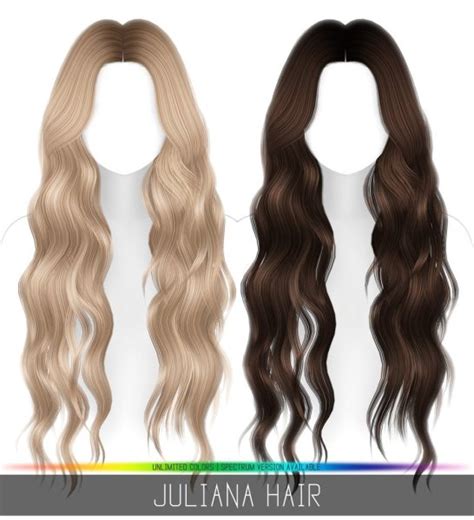 Juliana Hair By Simpliciaty Liquid Sims