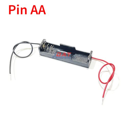 Hộp Đế 1 Pin Aa Có Dây Điện Tử Dat