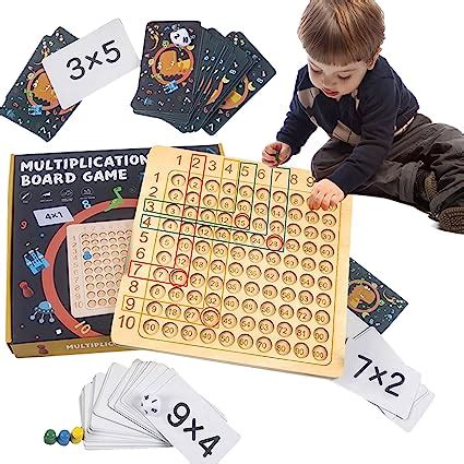 Holz Math Multiplikation Brettspiel Montessori Multiplikationsbrett