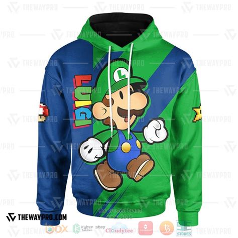 Best Game Super Mario Luigi 3d Hoodie Express Your Unique Style With