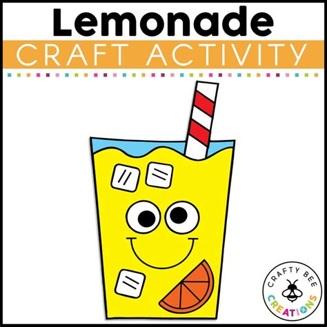 Lemonade Craft Summer Craft How To Make Lemonade Beach Day