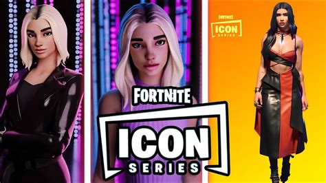 New Fortnite X Dua Lipa Skin On The Island Youtube