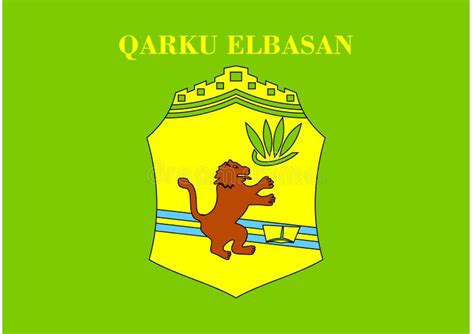 Flag Of Elbasan Albania Stock Illustration Illustration Of Country
