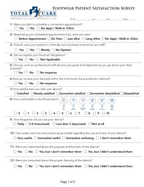 Fillable Online Patient Satisfaction Surveys How And Why To Use Them