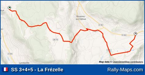 Ss La Fr Zelle Stage Map Rallye R Gional Mouzon Fr Zelle