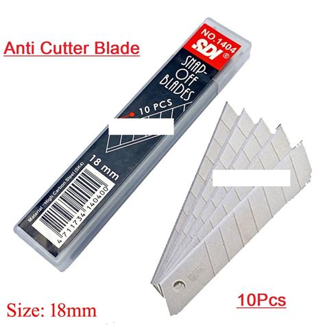 Small Anti Cutter Blade 9mm Stainless Steel Slim 9mm Blade