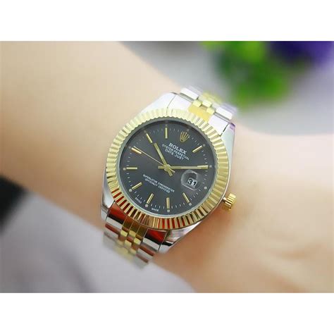 Jual COD Jam Tangan Pria Wanita Rolex R1887 Ui Tanggal Aktif Free Box