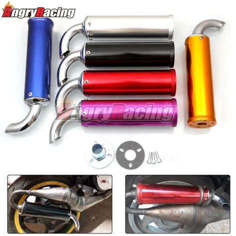 Colors Universal Metal Motorcycle Racing Exhaust Muffler Silence