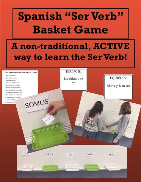 Señora Baxter S Spanish Class Ser Basket Game