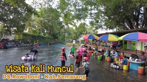 Wisata Kali Muncul Ds Rowoboni Kab Semarang Muncul River Tubing