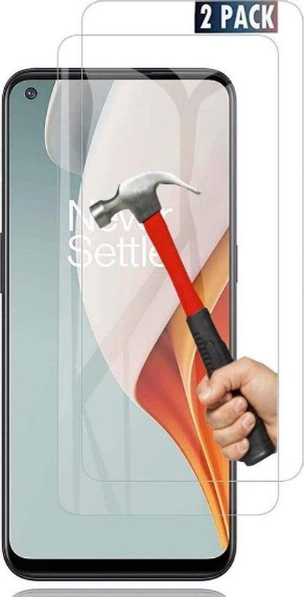 OnePlus Nord N100 Screenprotector 2 Pack Gehard Glas